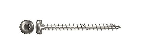 Fischer Power-Fast 5,0x30 Halbrundkopf A2 Vollgewinde TX, VE: 200 Stück, 657379