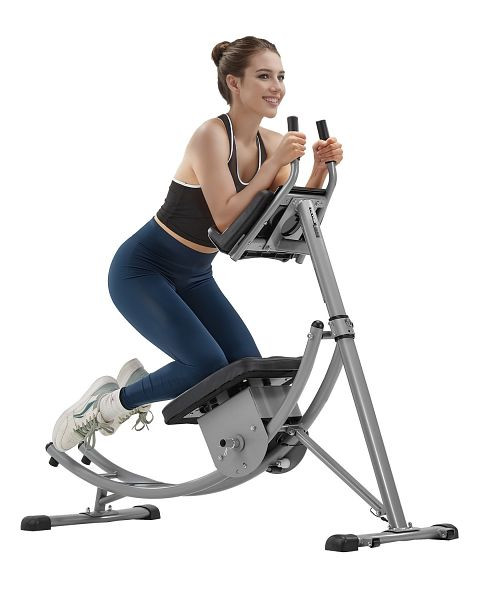 VEVOR Ab-Maschine Bauchtrainer Bauchmuskeltrainer, Einstellbar 136kg Schwarz, JFJQGSHGDHKP1GBEOV9