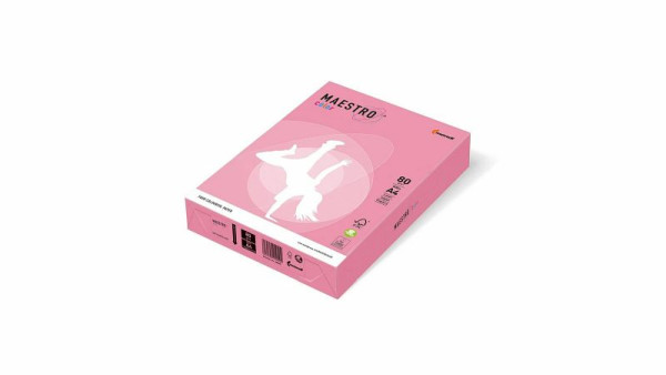 MAESTRO COLOR Kopierpapier MAESTRO® Color Pastell, A4, 120g/m², 250 Blatt, flamingo, 9417-OPI74A12S