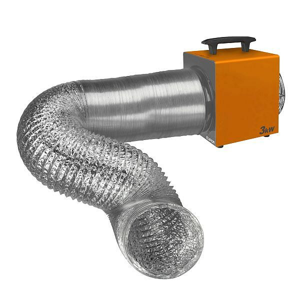 Eurom Abluftrohr 5m Heat-Duct-Pro 3,3kW, 332414, 8713415332414