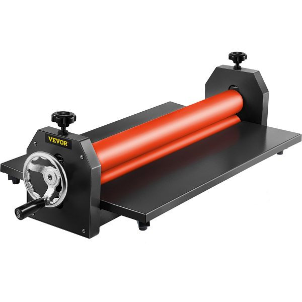 VEVOR Kaltlaminator 750 mm manueller klapptischer Fotofilm-Rollenlaminator aus dickem Eisenmetall mit Weichgummirollen, LBS750SDLBJ000001V0