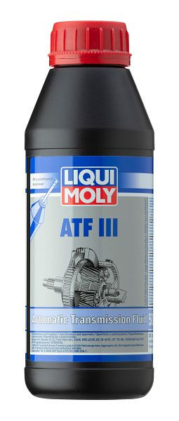 LIQUI MOLY Hydraulikflüssigkeit ATF III, Dose Kunststoff, VE: 0,5 Liter, 1405