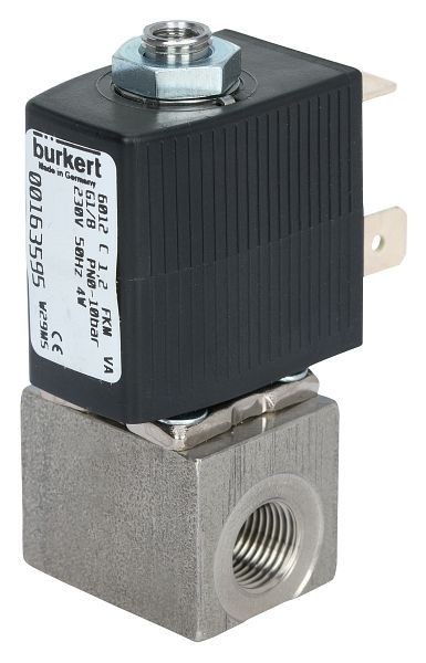 Bürkert 3/2-Wege-Magnetventil, direktwirkend, Typ 6012-D01,2FFVAGM81-2-024/50-04 PA, 134217