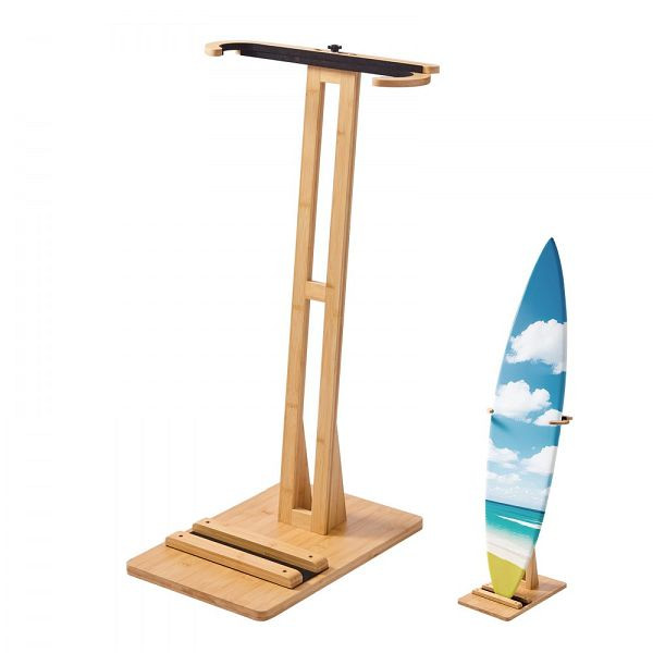 VEVOR vertikaler Surfbrettständer aus Holz, einstellbar 370-665 mm, mit Korkpolsterung, für Wakeboard, Snowboard, Kiteboard, JBCLBZJLDSSXOVCOH001V0