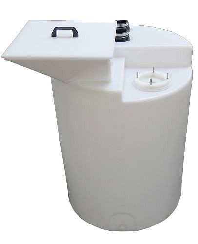 DENIOS Einfülltrichter aus PE mit Deckel, für Dosierbehälter ab 200 Liter Volumen, 256919