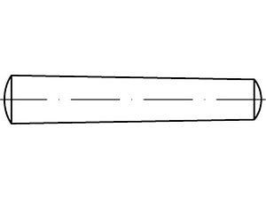 Kegelstifte ISO 2339 1.4305 B 1 x 12 rostfrei A 1 VE=S (50 Stück)