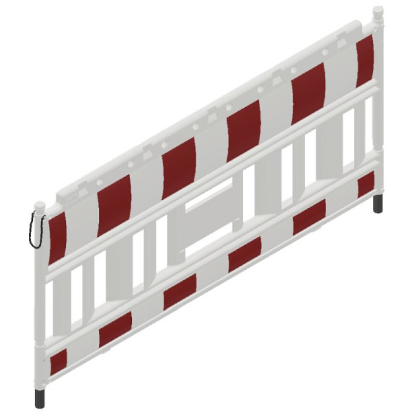 Stein HGS Schrankenzaun -Euro2 NOX- mit Tragegriff, Folie Typ 1 (RA1) / 14,5 kg, ohne Lampenadapter, 33420k