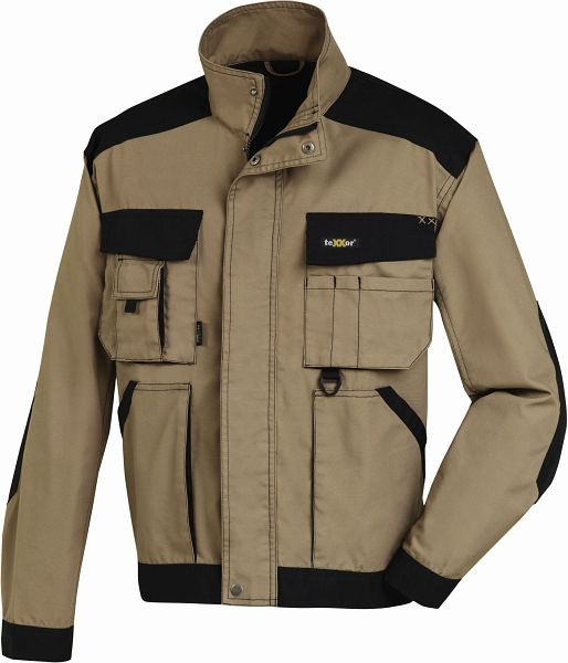 teXXor Canvas (270 g/m²) Bundjacke ANTIGUA, khaki/schwarz, Größe: M, 4162-M
