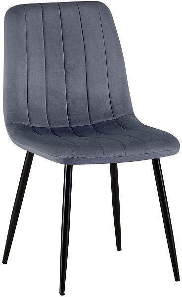 CLP Stuhl Dijon Samt, dunkelgrau, 322684, 4251756495039