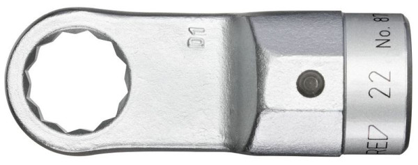 GEDORE Aufsteckringschlüssel 22 Z, 24 mm, mit Stift-Sicherung, 7708090