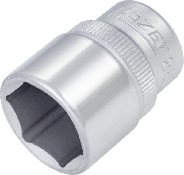 Hazet Steckschlüsseleinsatz, Sechskant, Vierkant hohl 10 mm (3/8 Zoll), 16 mm, Mit Rändelung, 880-16