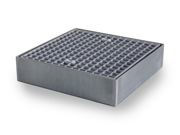 SÄBU SAFE Flachwanne FW 1, verzinkt, B 500 x T 500 x H 118 mm, F8320