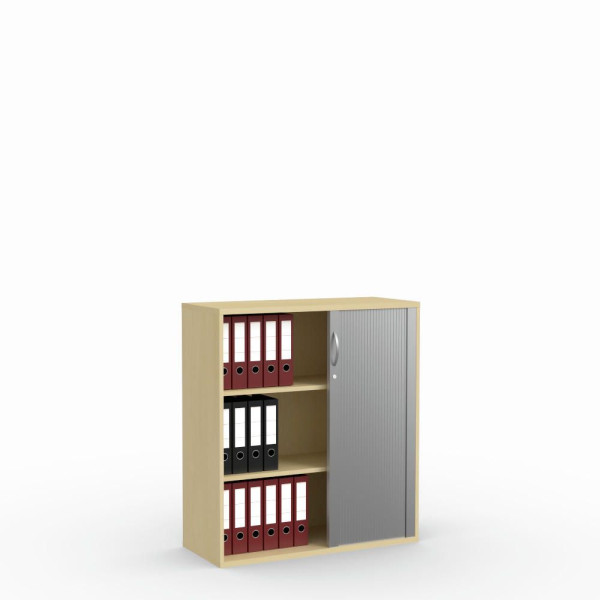 Deskin Rollladenschrank Multi M pro, Buchedekor, B 1000 x H 1140 x T 420 mm, 270193