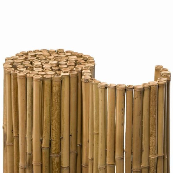 NOOR Bambusmatte Deluxe Sichtschutzmatte Durchmesser etwa 20-35 mm, Größe etwa (HxB) 1,00 x 2,50m, 154BAMDE10X2