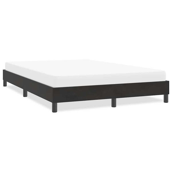 vidaXL Bettgestell ohne Matratze Schwarz 140x220 cm Samt, 4101405