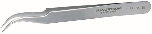 Lindström Hochpräzisions-Pinzette mit feinen, abgewinkelten Spitzen, TL 7-SA-SL