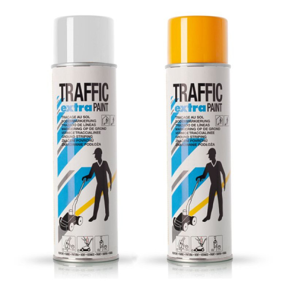 Stein HGS Linien-Markierfarbe -Traffic Extra-, VE: 1 Karton (12 Stück), weiß, 10155-60