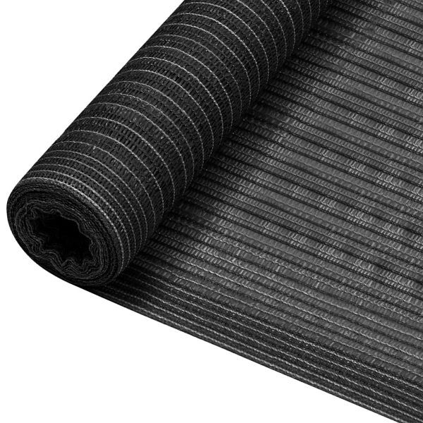 vidaXL Zaunblende Anthrazit 1,5x25 m HDPE 195 g/m², 149306