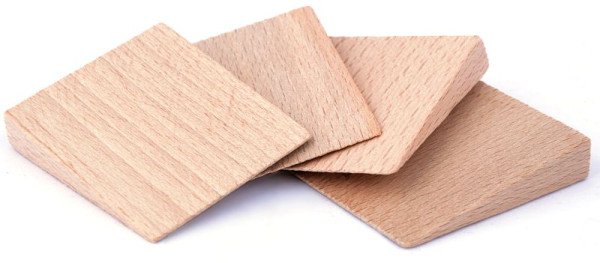 Pinie Keile Abmessungen: 43 x 40 x 0 / 8,5 mm, VE: 4 Stück, 80-4340850