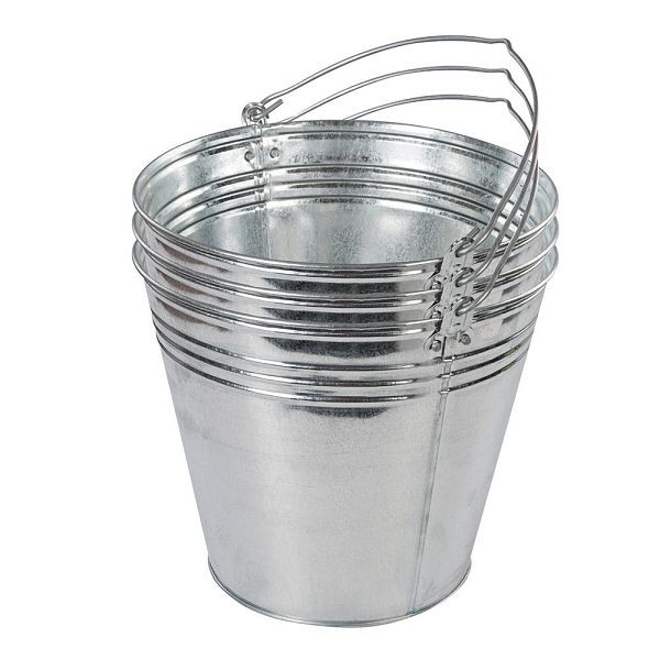 Silverline Zinkeimer, 3 Stück, 14 l, 907044