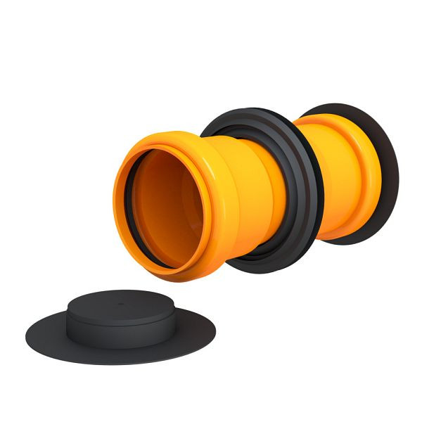 Hauff Wanddurchführung, KG-Rohr Nennweite: DN 160, Wandstärke: 300 mm, Werkstoff Rohr: PVC, 3030551744