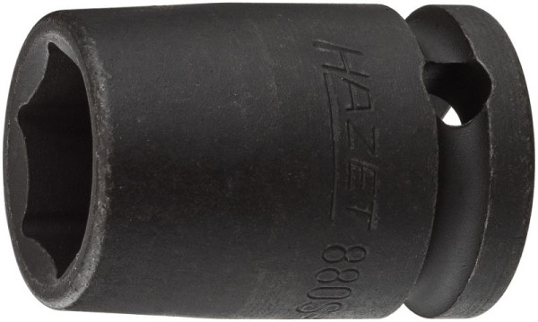 Hazet Schlag-, Maschinenschrauber Steckschlüsseleinsatz, Sechskant, Vierkant hohl 10 mm, Außen-Sechskant-Tractionsprofil, 14 mm, 880S-14