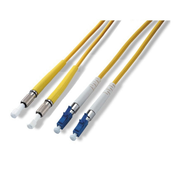 Dönges LWL Duplex Patchkabel, 9/125, OS2, LC/DIN, 2 m, gelb, 143455