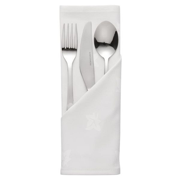 Mitre Luxury Luxor Servietten weiß 45 x 45 cm, Baumwolle 190 g/m², 10 Stück, HB556