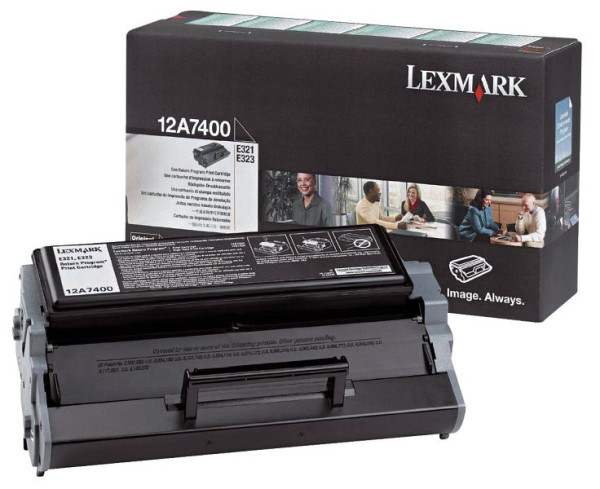 LEXMARK Original Tonerkartusche schwarz return program (0012A7400,012A7400,12A7400), 12A7400