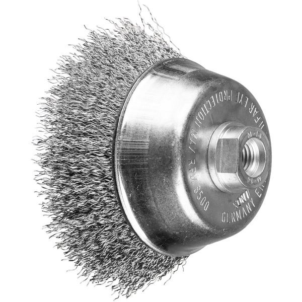 Pferd Topfbürste mit Gewinde, ungezopft POS TBU 100/M14 INOX 0,30, 43469103