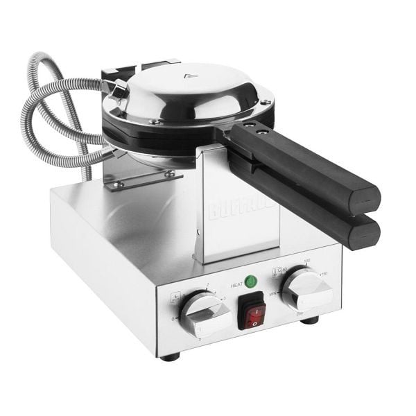 Buffalo Bubble Waffeleisen, antihaftbeschichtete Platten reduzieren die Reinigungszeiten und verbessern die Leistung, DK229