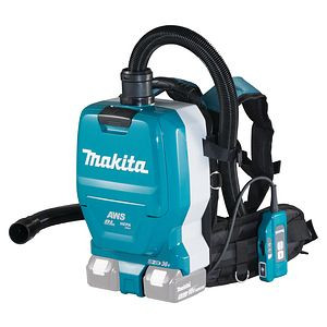 Makita Akku-Rucksack Staubsauger 2x18 V mit Bluetooth (ohne Akku, ohne Ladegerät), DVC265ZXU