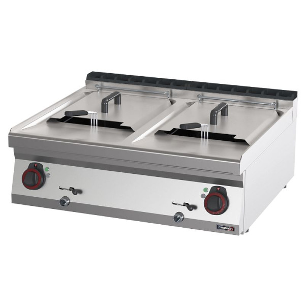 Casselin Elektrische Fritteuse zum Aufstellen 2 x 13 L 80 - Linie 700, C7FE13280