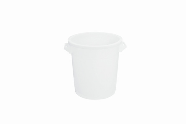 Schneider Kübel, Inhalt 35 Liter, Material: HD PE, weiß, mit 2 Griffen, 202000
