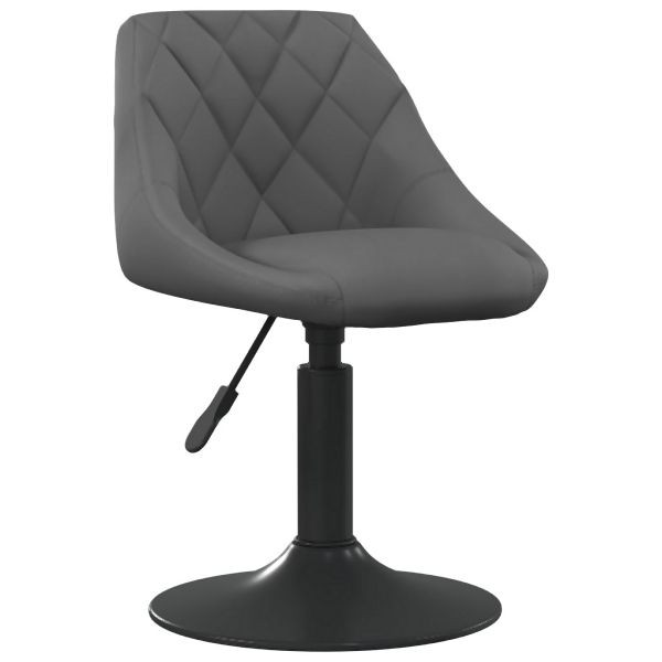 vidaXL Esszimmerstuhl Dunkelgrau Samt, optimaler Sitzkomfort, 3088814
