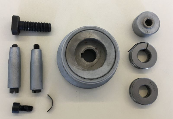 ELMAG Handrad komplett für Oberschlitten, zu Profi 914/150, 9807106