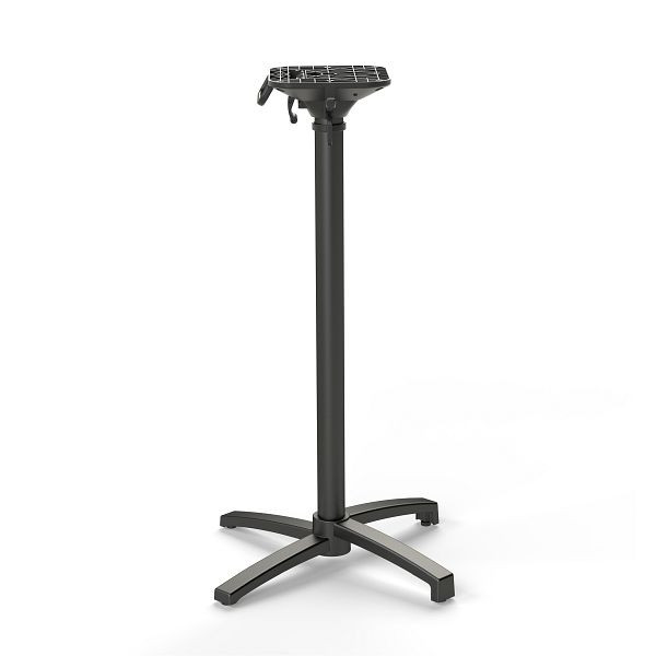 Feros Partytisch X Cross hoch schwarz, Indoor & Outdoor, 11103