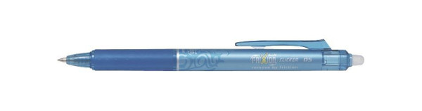 PILOT Tintenroller FriXion Clicker - 0,3 mm, hellblau, radierbar, BLRT-FR5-LB