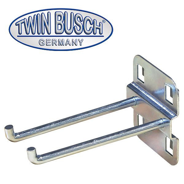 Twin Busch Doppel-Haken 90 mm, TWWSHD90