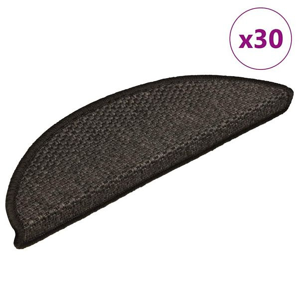 vidaXL Stufenmatten Selbstklebend Sisal-Optik 30Stk. 56x17x3cm, 3365861