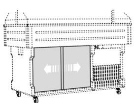 NordCap Kit Schiebescheiben, für den Unterbau der Modelle ISOLA / MURALE Serie 4, 455464913