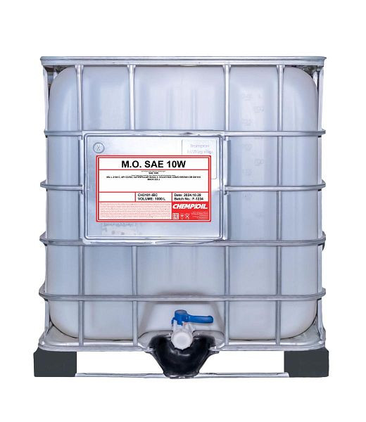 CHEMPIOIL 3101 Einbereichsmotorenöl SAE 10W, VE: 1000 l, CH3101-IBC