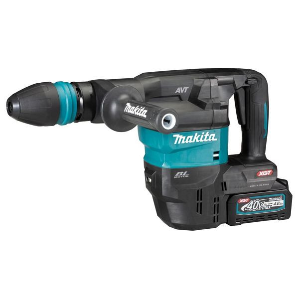 Makita Akku-Stemmhammer 40 V, max., 2 Akkus + Ladegerät im Transportkoffer inkl. AWS Funk-Adapter WUT01, HM001GM201