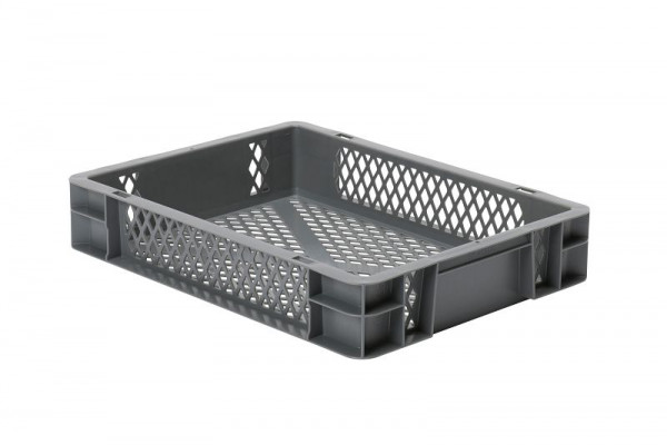 LA-KA-PE TK 400/ 75-2, grün, Transport-Stapelkasten, Abmessung außen: 400 x 300 x 75 mm (lxbxh), VE: 4 Stück, 07575 22 23