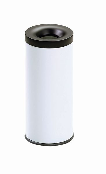 Abfallbehälter FIRE EX ITALY STYLE Weiß, Ø 250 x H 600 mm, 390005