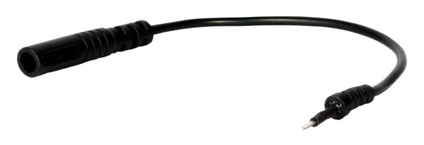 SW-Stahl Prüfkabel Stecker 1,2 mm, schwarz, 180 mm, 32225L-10