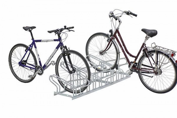 Rasti NIL-Classic Fahrradständer mit 6 Stellplätzen, Einstellwinkel 90°, zweiseitige Nutzung, F24003