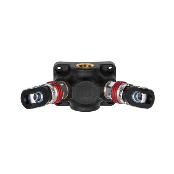 Riegler Endverteilerdose, 2 Schwenkkupplung NW 7,2, max 12 bar Luft, 142178