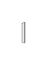 Kerkmann Seitenblende Progress 2000, T 500 x H 2250 mm, lichtgrau, 50846711