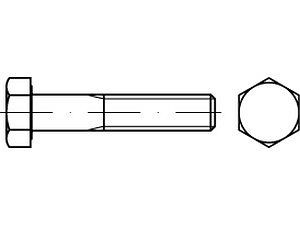 Sechskantschrauben ISO 8765 8.8 M 10 x 1,25 x 110 VE=S (50 Stück)
